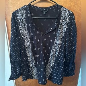 Lucky Brand size L boho top